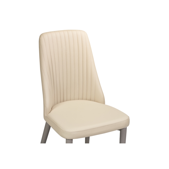 Стул на металлокаркасе Фена R латте / капучино