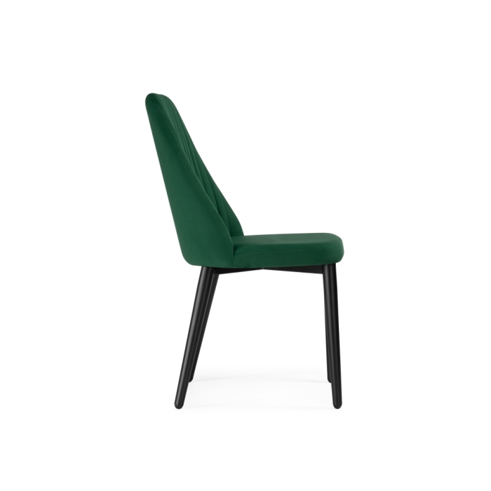 Стул на металлокаркасе Фена R зеленый / черный