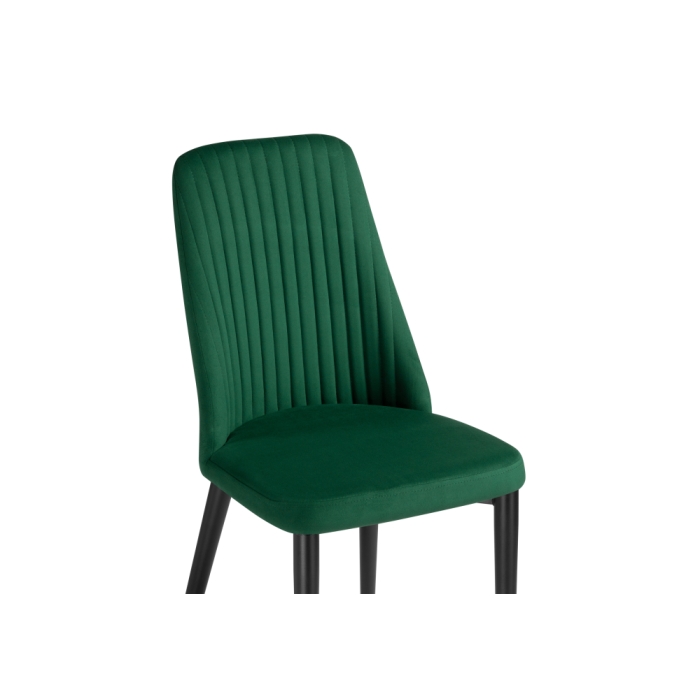 Стул на металлокаркасе Фена R зеленый / черный