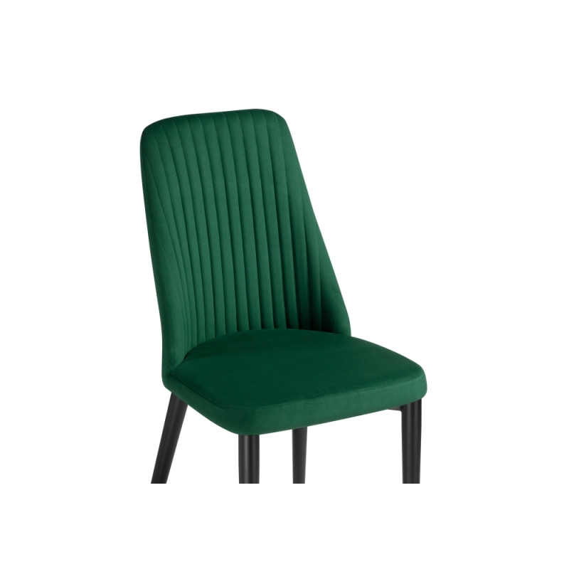 Стул на металлокаркасе Фена R зеленый / черный