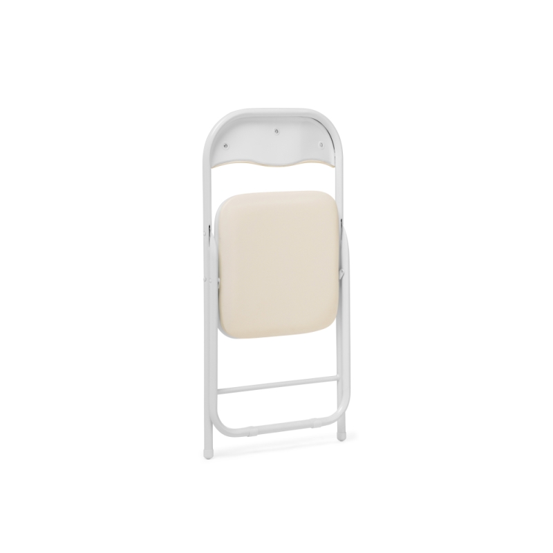 Стул на металлокаркасе Fold 1 складной beige / white