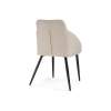 Стул на металлокаркасе Фусе бежевый / черный