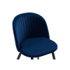 Стул на металлокаркасе Gabi 1 dark blue / black