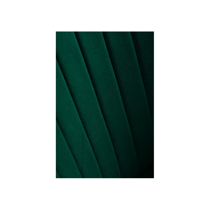 Стул на металлокаркасе Gabi 1 dark green / black