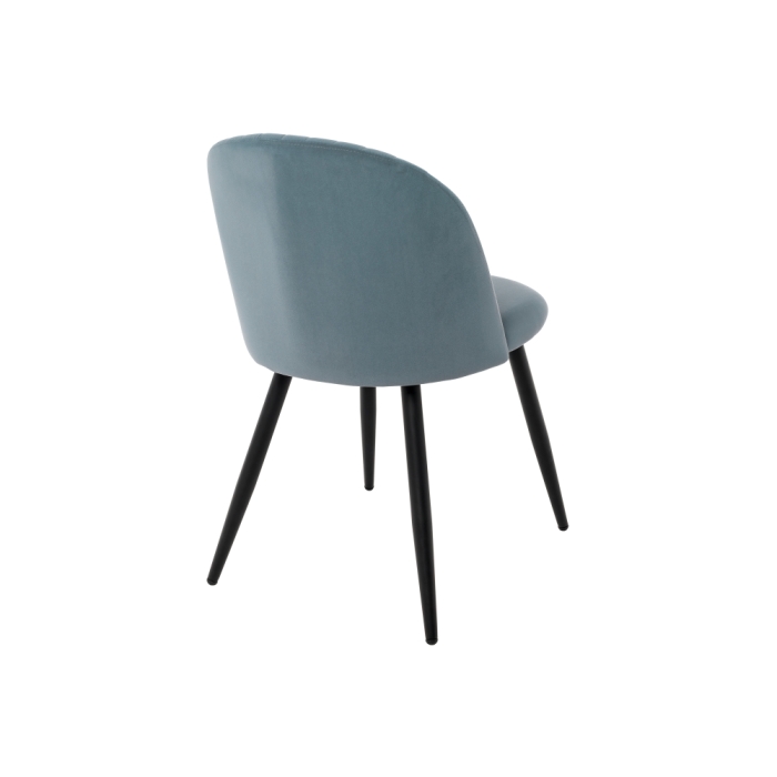 Стул на металлокаркасе Gabi 1 light blue / black