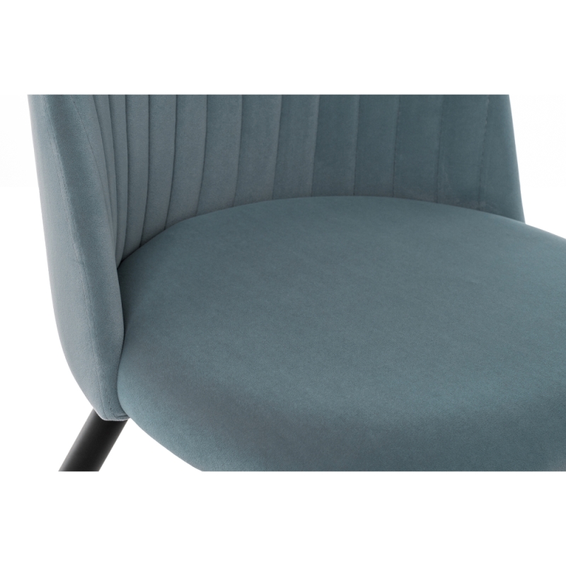 Стул на металлокаркасе Gabi 1 light blue / black