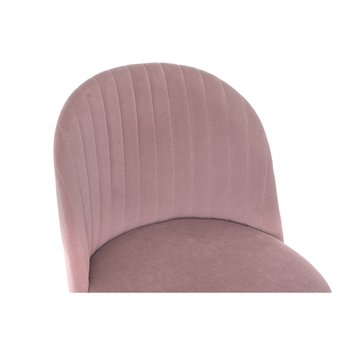 Стул на металлокаркасе Gabi 1 light purple / black