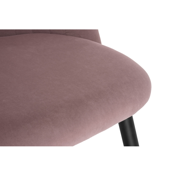 Стул на металлокаркасе Gabi 1 light purple / black