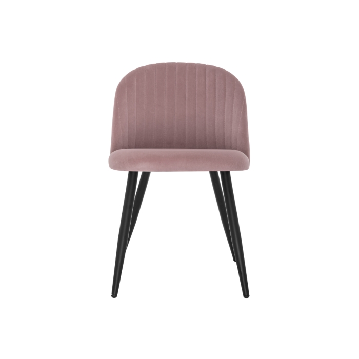 Стул на металлокаркасе Gabi 1 light purple / black