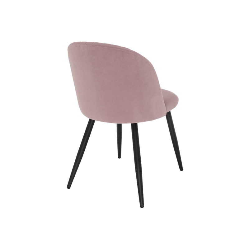 Стул на металлокаркасе Gabi 1 light purple / black