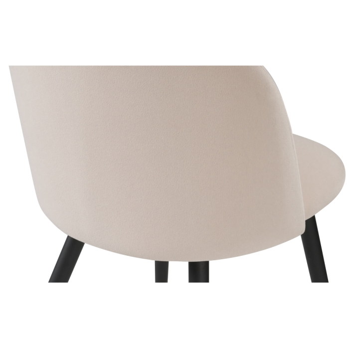 Стул на металлокаркасе Gabi beige / black / gold