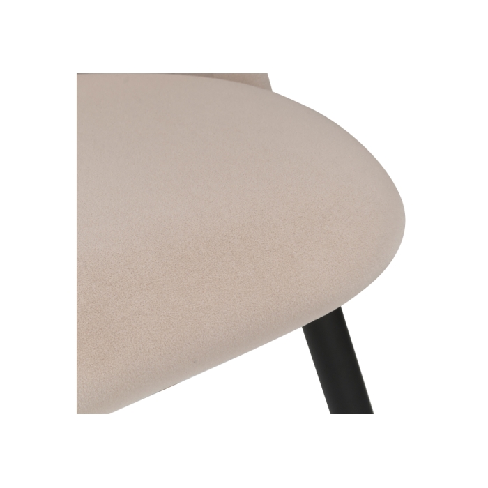 Стул на металлокаркасе Gabi beige / black / gold