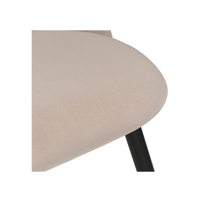 Стул на металлокаркасе Gabi beige / black / gold