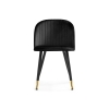 Стул на металлокаркасе Gabi black / black / gold
