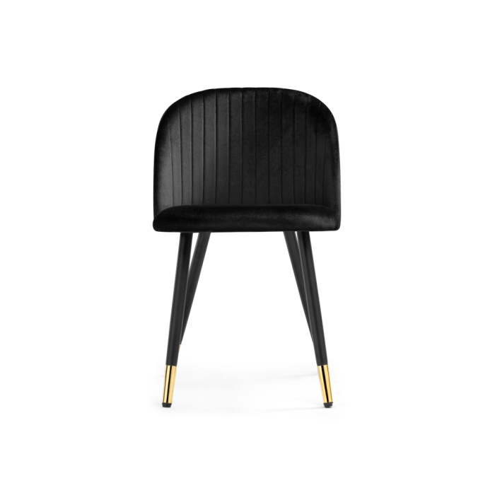 Стул на металлокаркасе Gabi black / black / gold