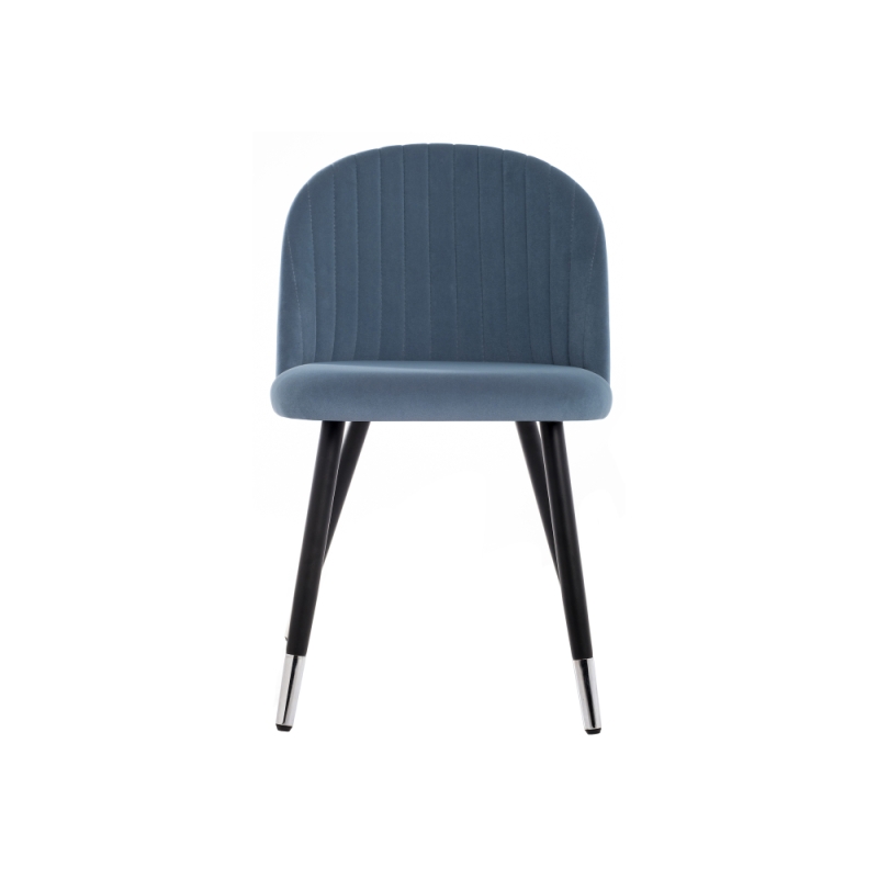 Стул на металлокаркасе Gabi blue / black