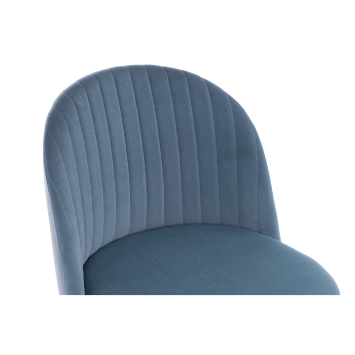 Стул на металлокаркасе Gabi blue / black