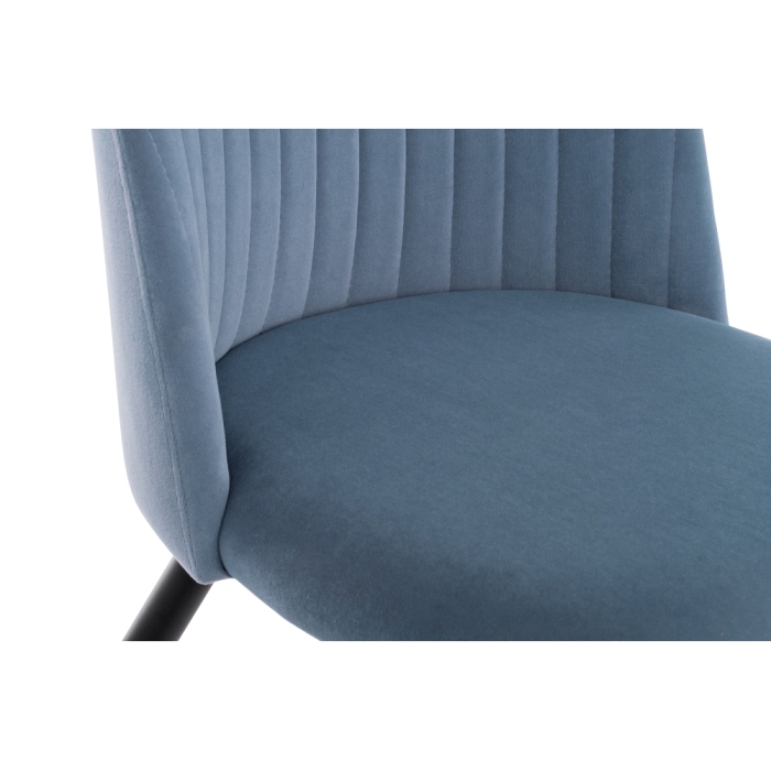 Стул на металлокаркасе Gabi blue / black