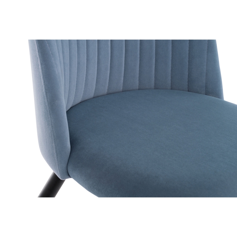 Стул на металлокаркасе Gabi blue / black