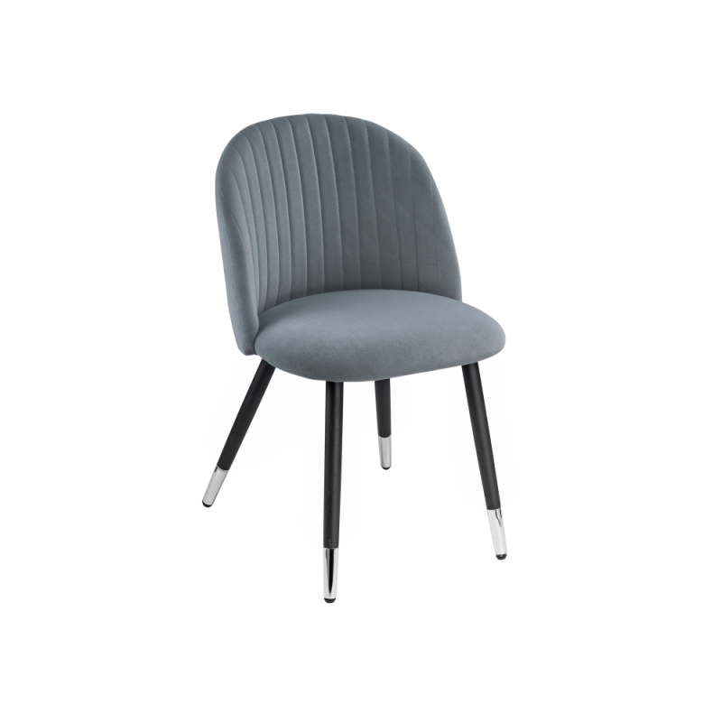 Стул на металлокаркасе Gabi gray / black