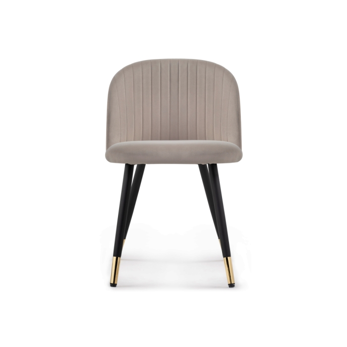 Стул на металлокаркасе Gabi latte / black / gold