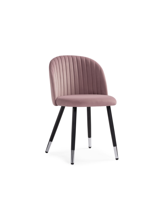 Стул на металлокаркасе Gabi light purple / black