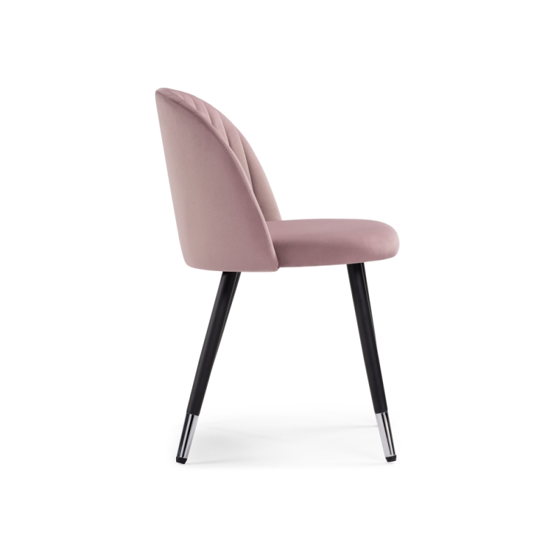 Стул на металлокаркасе Gabi light purple / black