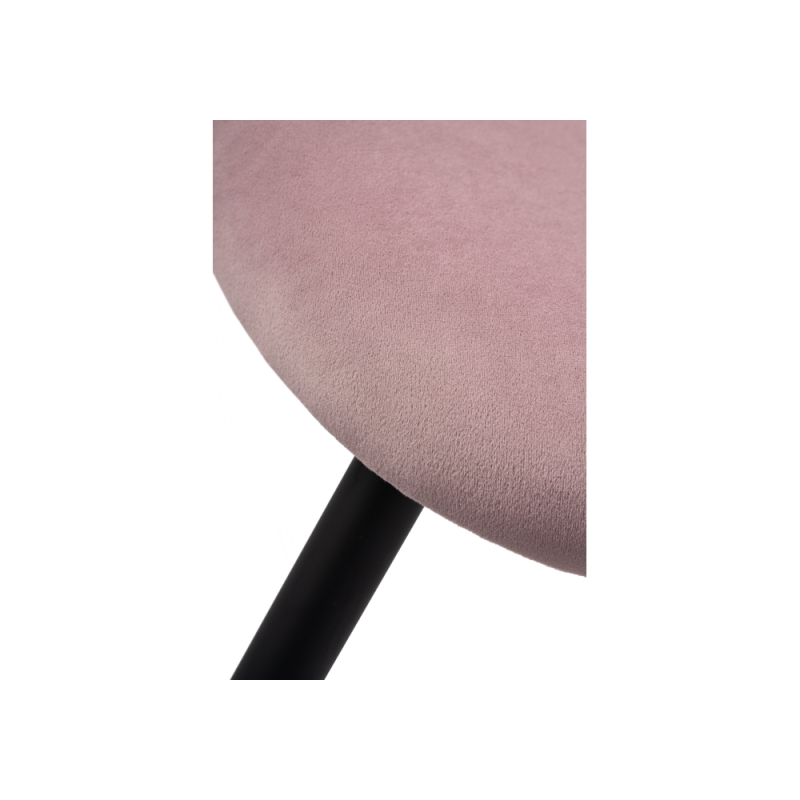 Стул на металлокаркасе Gabi light purple / black