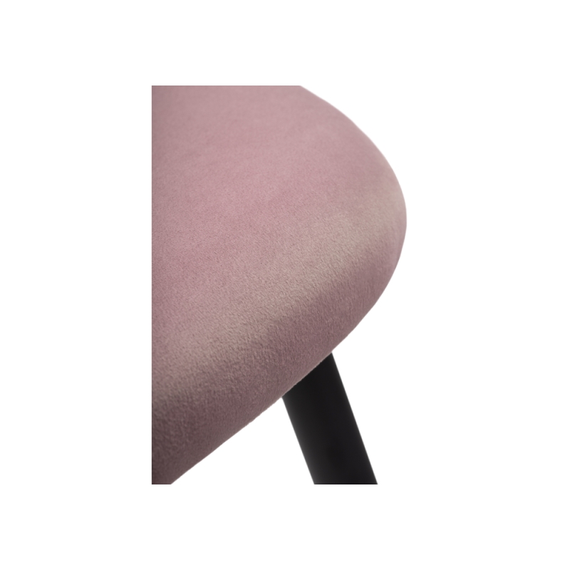 Стул на металлокаркасе Gabi light purple / black