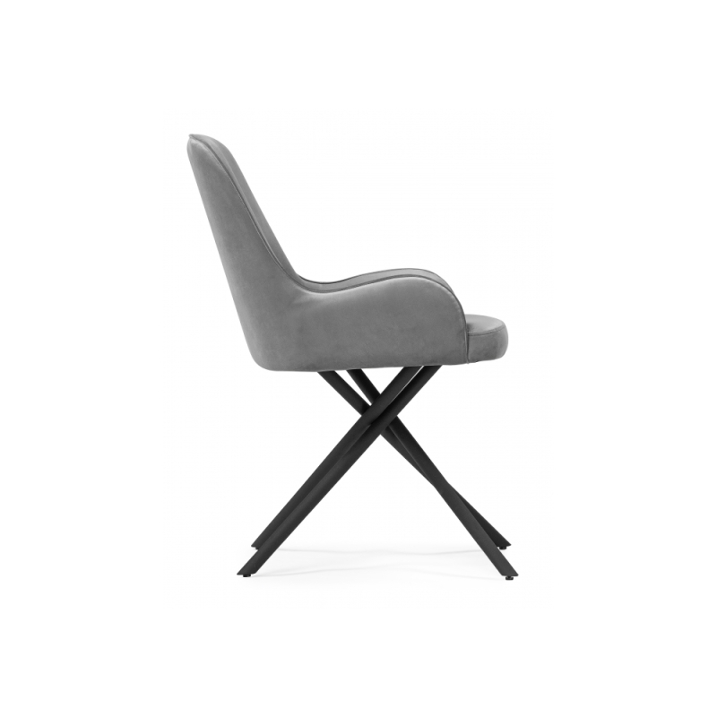 Стул на металлокаркасе Галтер MR-11 / черный