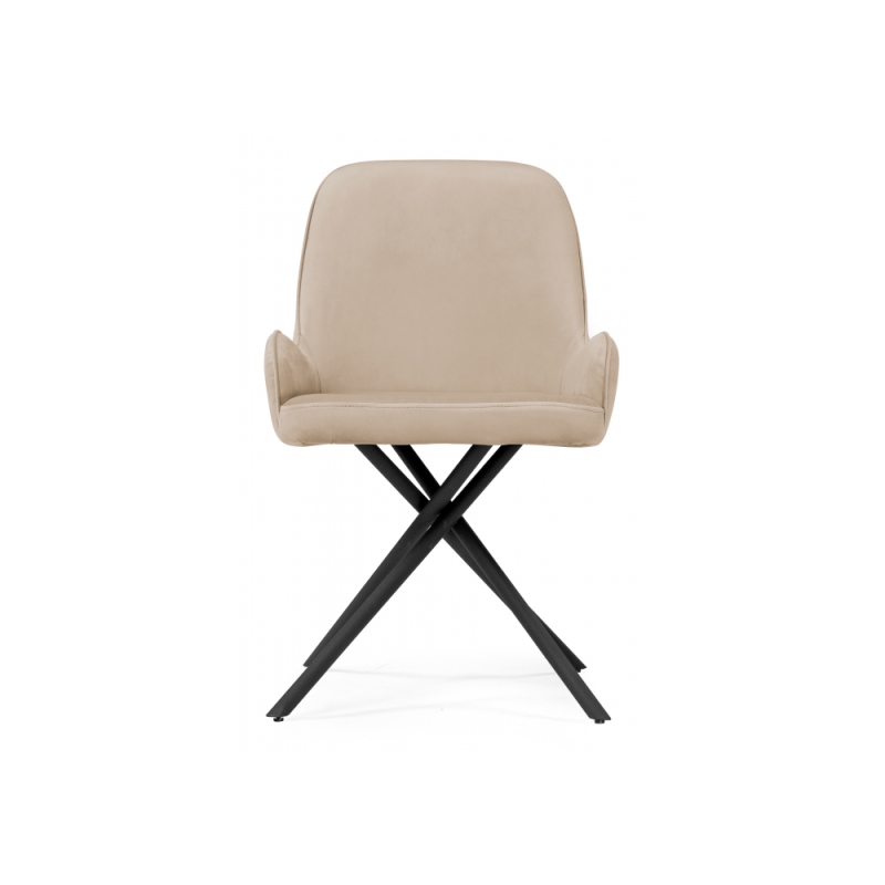 Стул на металлокаркасе Галтер MR-26 / черный