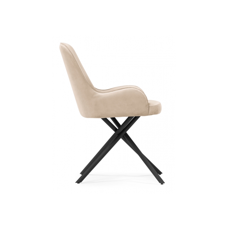 Стул на металлокаркасе Галтер MR-26 / черный