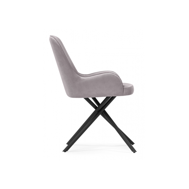 Стул на металлокаркасе Галтер MR-28 / черный