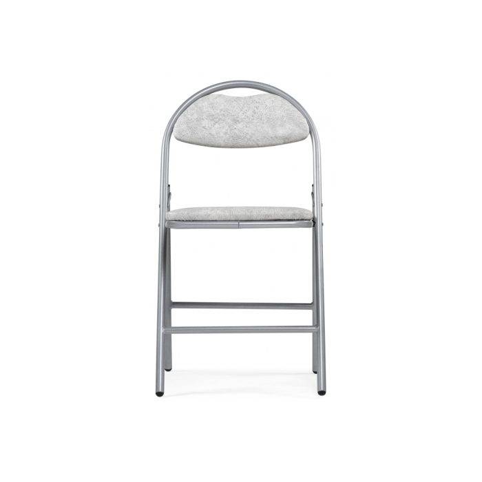 Стул на металлокаркасе Gikat белый мрамор / светлый мусс