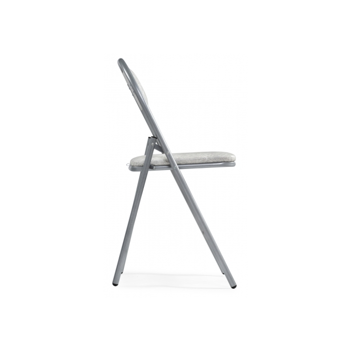 Стул на металлокаркасе Gikat белый мрамор / светлый мусс