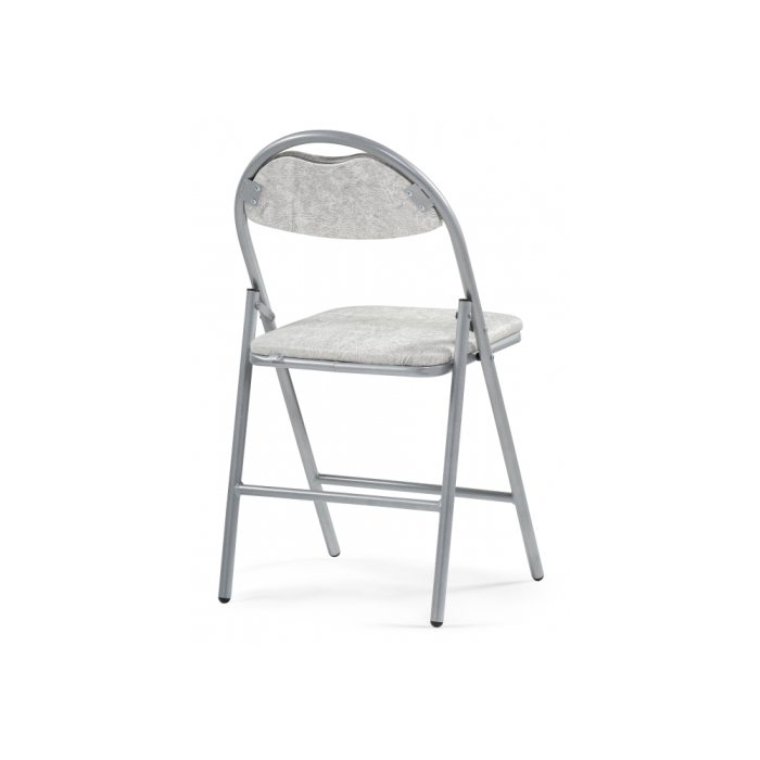 Стул на металлокаркасе Gikat белый мрамор / светлый мусс