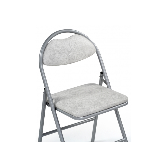 Стул на металлокаркасе Gikat белый мрамор / светлый мусс