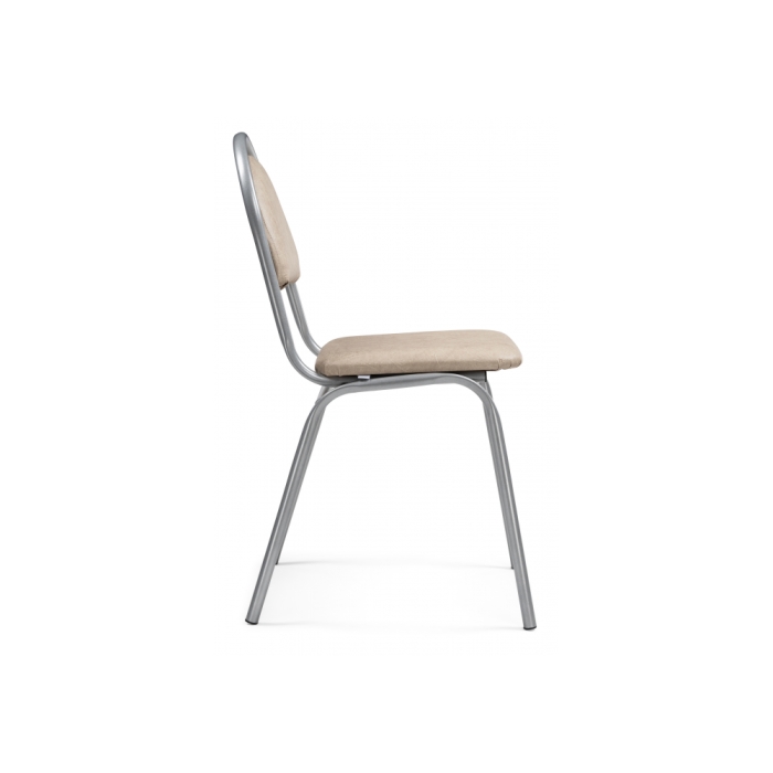 Стул на металлокаркасе Гумер бежевый / светлый мусс