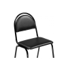 Стул на металлокаркасе Гумер черный / черный глянец