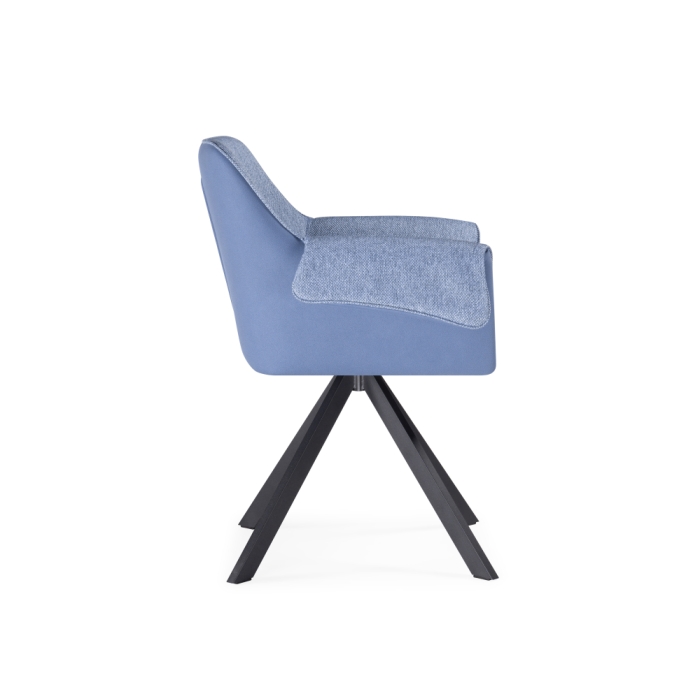 Стул на металлокаркасе Каита neptun 35 / flex 754 / черный