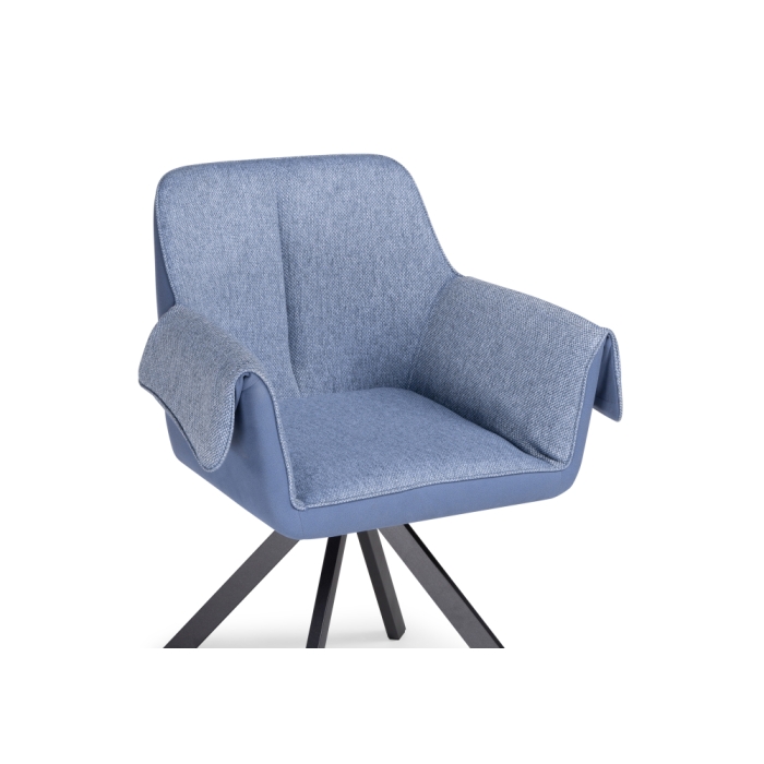 Стул на металлокаркасе Каита neptun 35 / flex 754 / черный