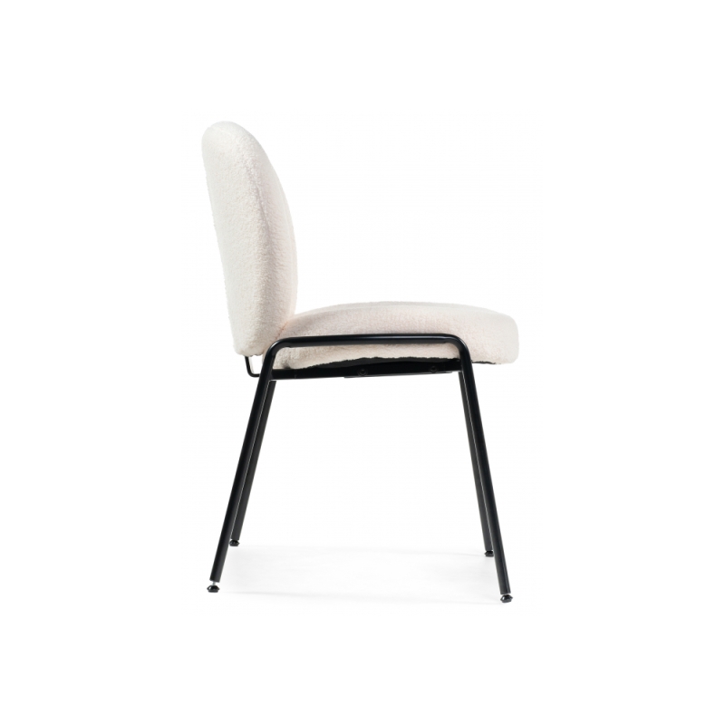 Стул на металлокаркасе Kalipso 1 white / black