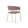 Стул на металлокаркасе Kamelia 1 light purple /gold