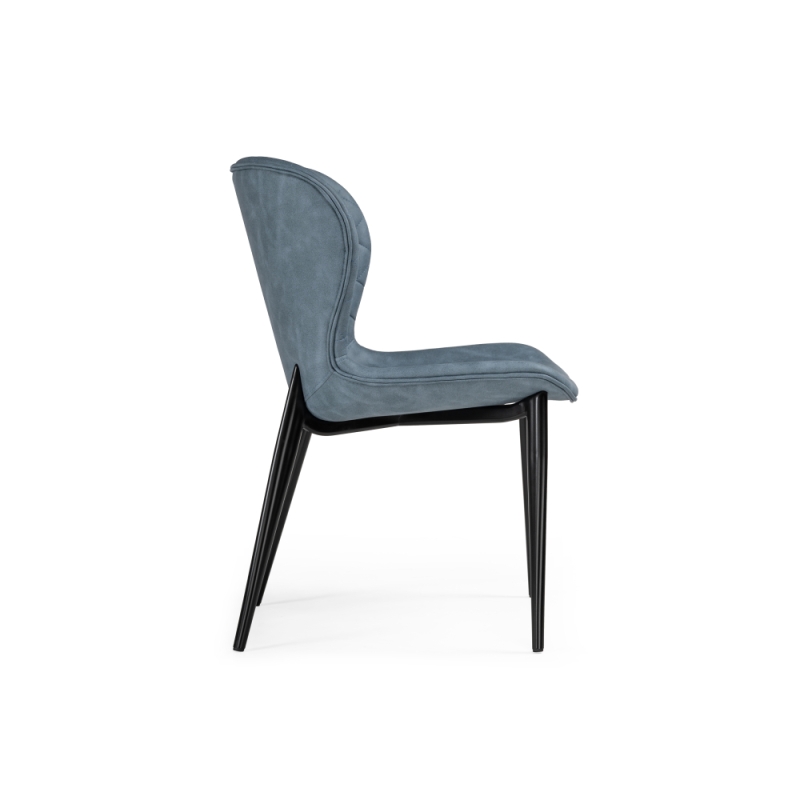 Стул на металлокаркасе Катабучи ткань kiprus 11 / черный глянец