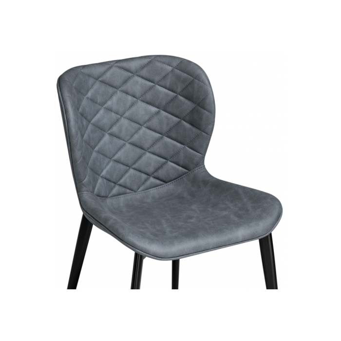 Стул на металлокаркасе Катабучи ткань kiprus 12 / черный глянец