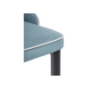 Стул на металлокаркасе Kora 1 light blue / white / black