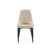 Стул на металлокаркасе Kora black / beige