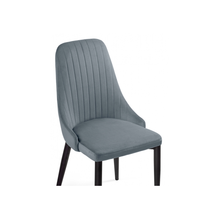 Стул на металлокаркасе Kora gray / black