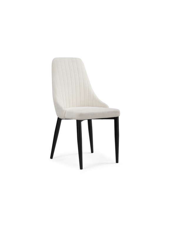 Стул на металлокаркасе Kora white / black