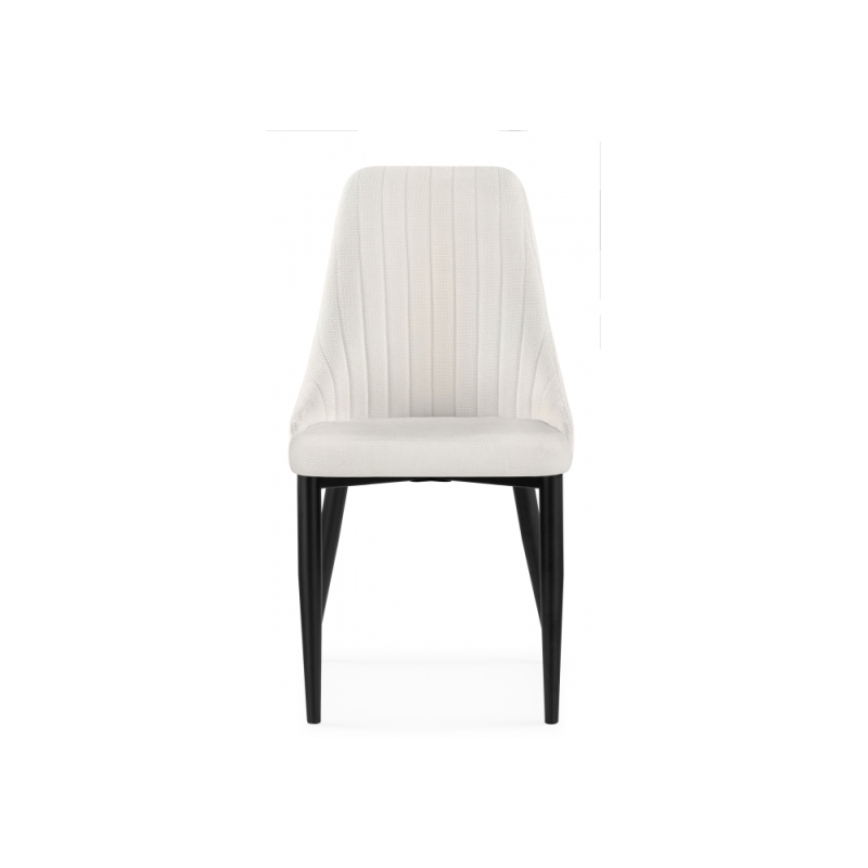 Стул на металлокаркасе Kora white / black